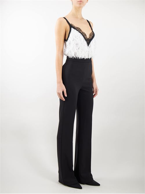 Crepe jumpsuit with embroidered top Elisabetta Franchi ELISABETTA FRANCHI | Suit | TU02642E2309